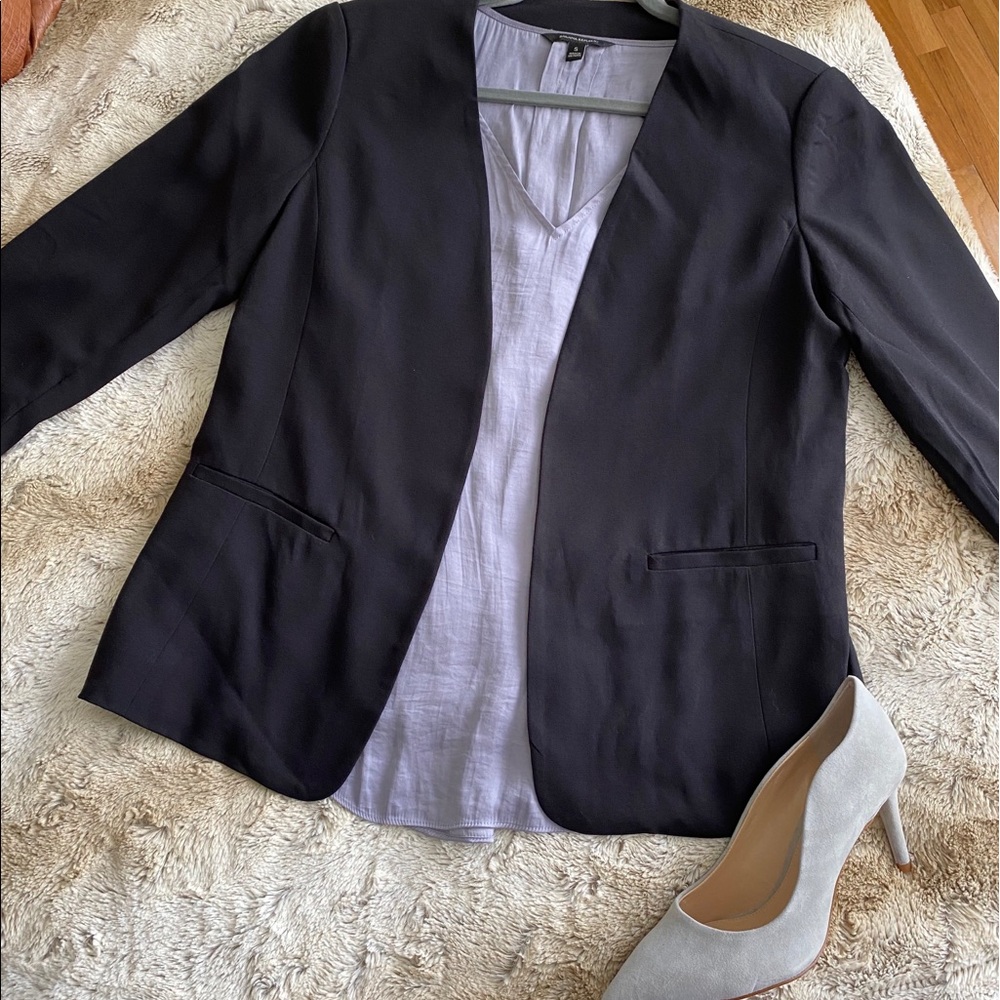 2/$25 🌵Black Blazer with tied bows on sleeves